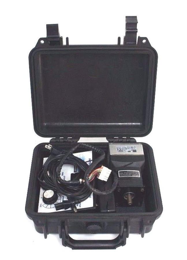 Used BODINE INTEGRAMOTOR CONTROL PANEL W/ 22B2BEBL/SR GEAR MOTOR W/CABLES AND CASE