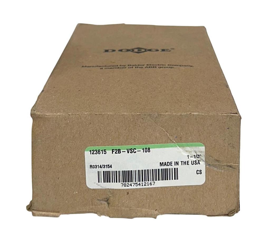 DODGE F2B-VSC-108 / 123615 2-BOLT FLANGE MOUNT BEARING INTERMEDIATE DUTY NSMP