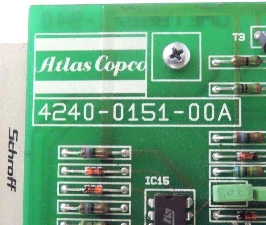 Used ATLAS COPCO 4240 0151-00 SERVO CONTROLLER TECH MOTIVE TOOL 4240015100-0001