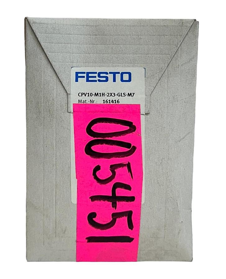 FESTO CPV10-M1H-2X3-GLS-M7 / 161416 SOLENOID VALVE 2-POSITION 18-26.4VDC NSMP