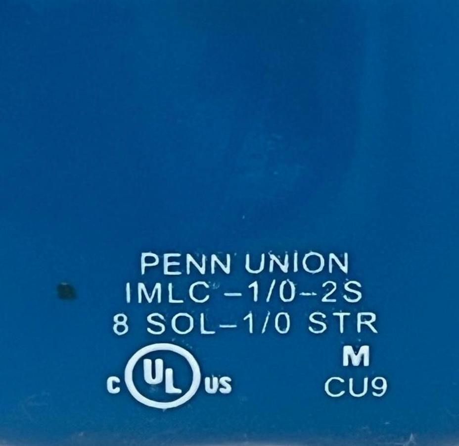 Used Box of 2 Penn-Union IMLC-1/0-2S Insulated Mechanical Connectors 2-Port 1/0-14