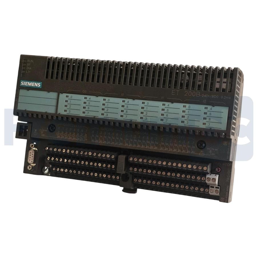 Used Siemens 6ES7133-0BN11-0XB0 ET 200B SIMATIC DP Module w/6ES7193-0CB10-0XA0 NUPI