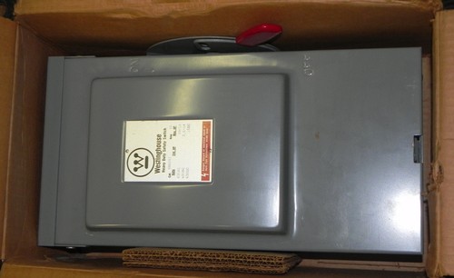 Used NIB WESTINGHOUSE RHU261 HEAVY DUTY SAFETY SWITCH 30AMP