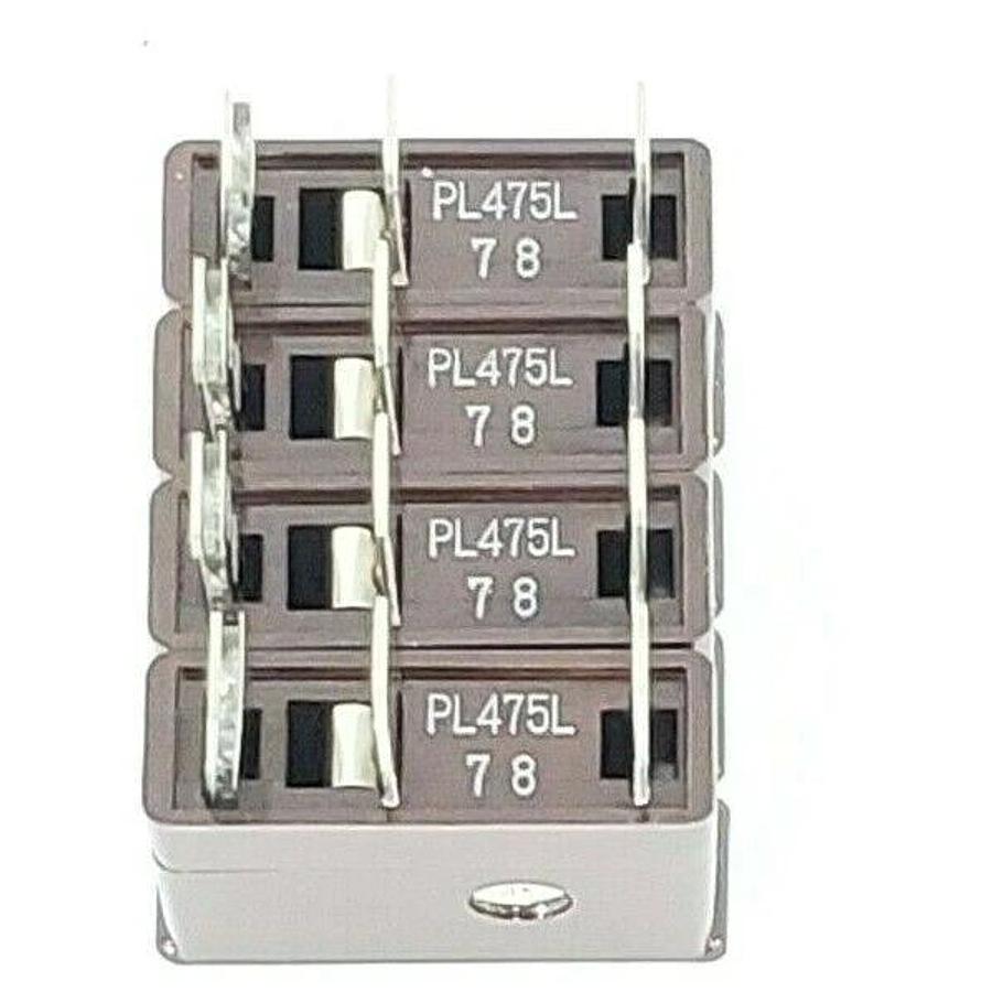 LOT OF 4 NEW DAITO PL475L FUSES 7.5A 125V