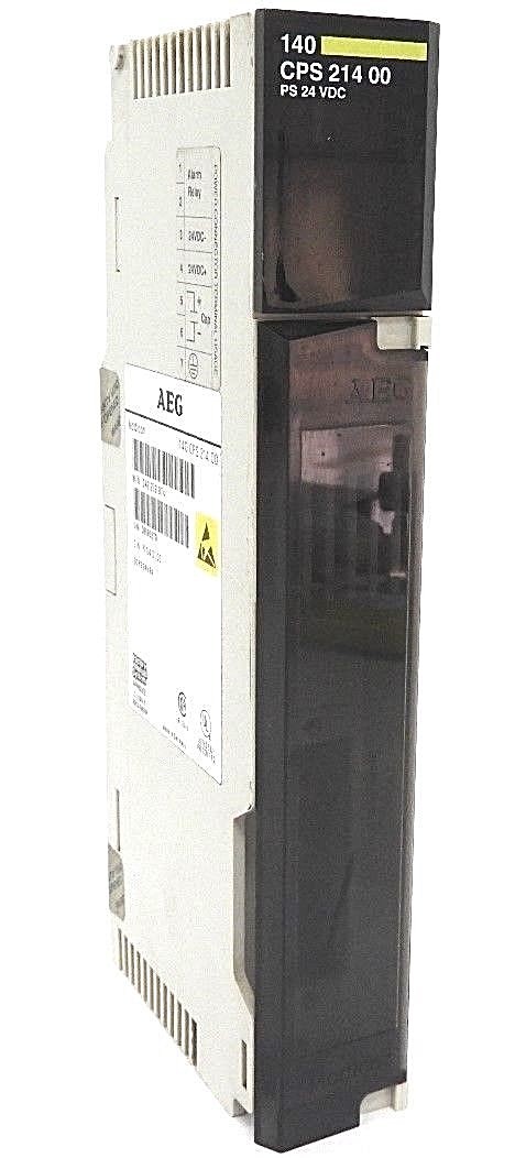 Used SCHNEIDER MODICON 140CPS21400 POWER SUPPLY 8AMP 24VDC, 140-CPS-214-00