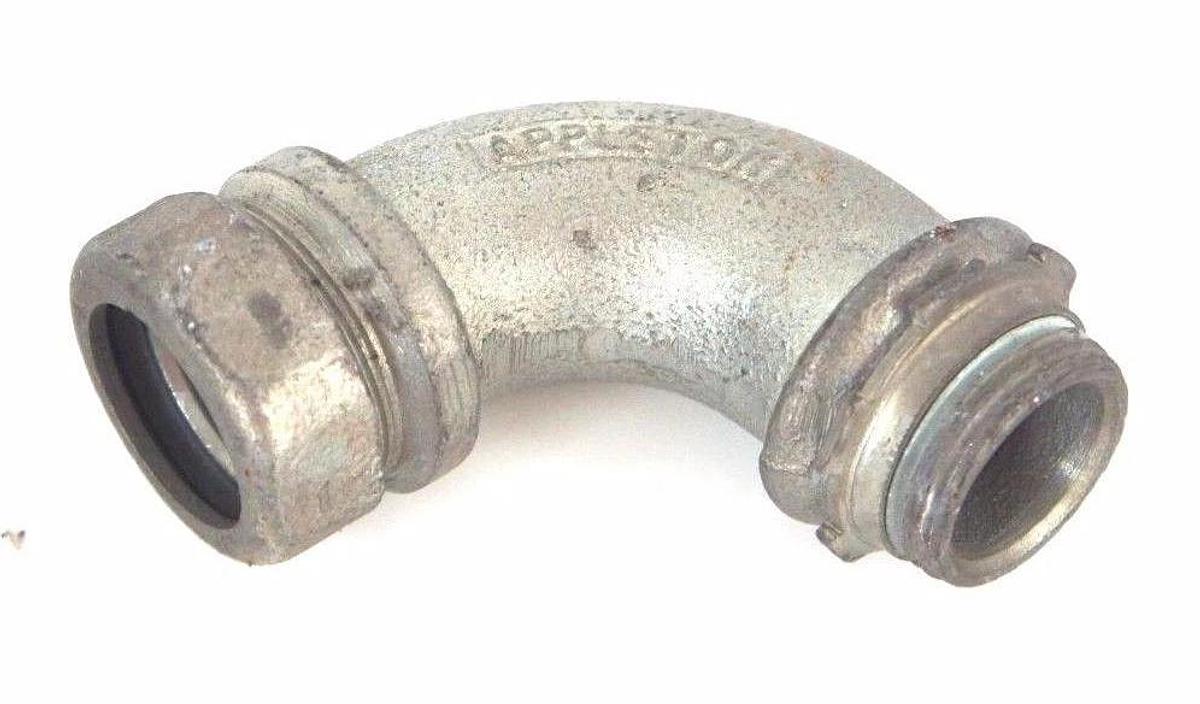 Used LOT OF 15 APPLETON 1" LIQUID TIGHT CONDUIT ELBOWS