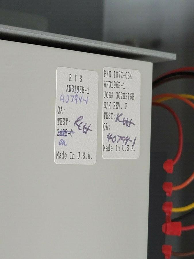 Used NEW RIS AMETEK AN-3196B-A-C-X-HTT-MR-4XWM-NR-CS REFLASH ANNUNCIATOR W/ SOUNDER