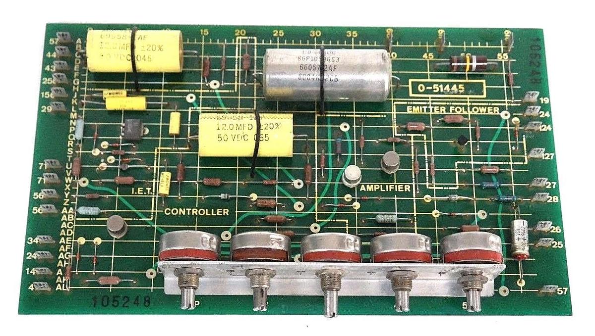 Used RELIANCE ELECTRIC 0-51445 CONTROLLER BOARD 051445