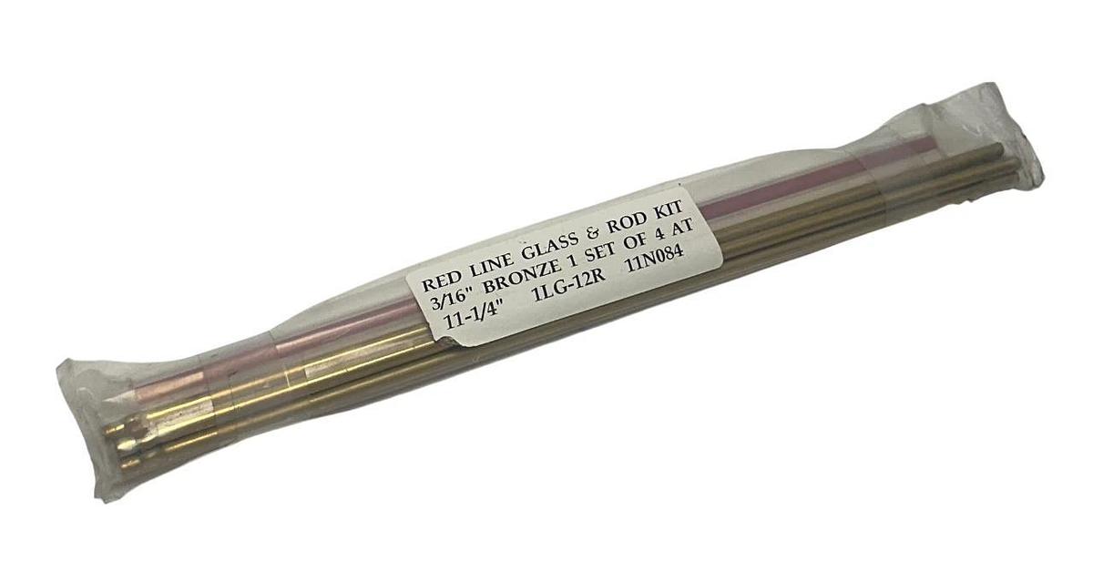PENBERTHY 1LG-12R / 11N084 OEM RED LINE GLASS & ROD KIT 3/16'' SET 11-1/4'' NSMP
