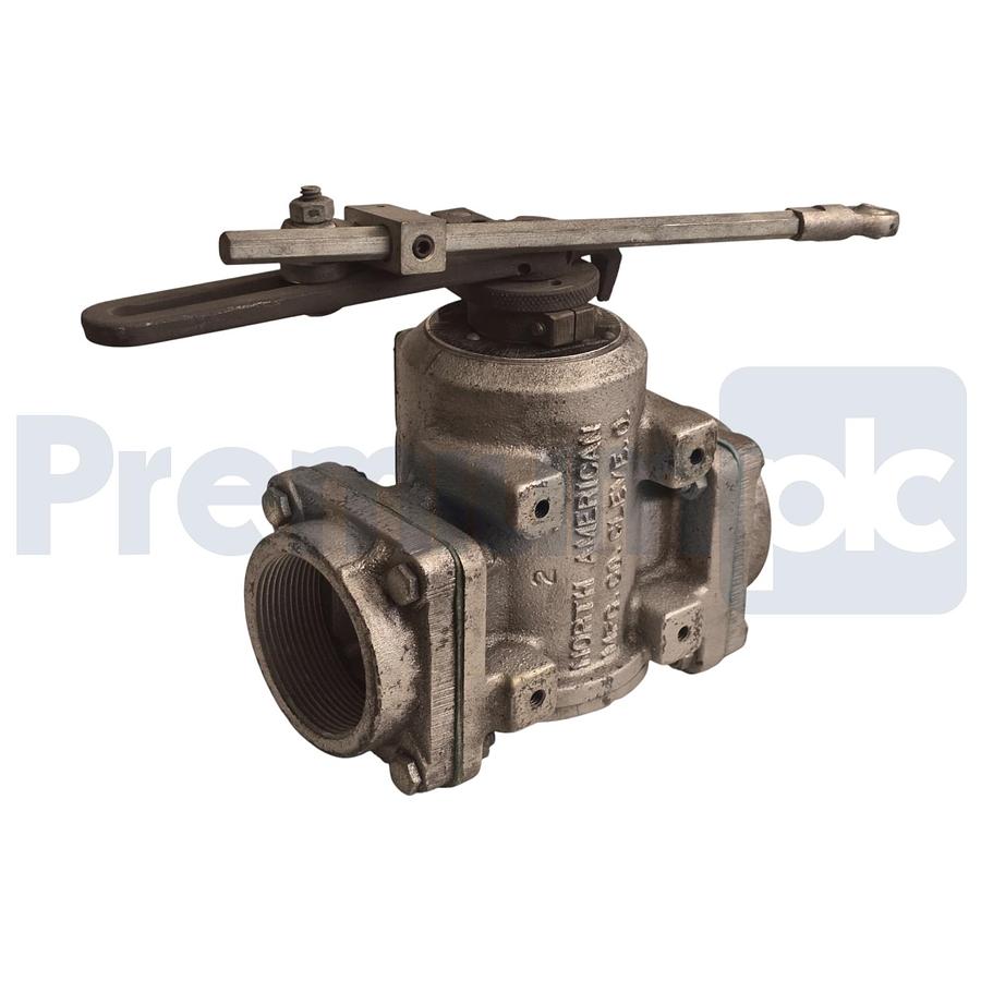 Used NORTH AMERICAN MFG. CO. FP-9102 ADJUSTABLE PORT VALVE SIZE: 1004-4B N1004PB PV2A