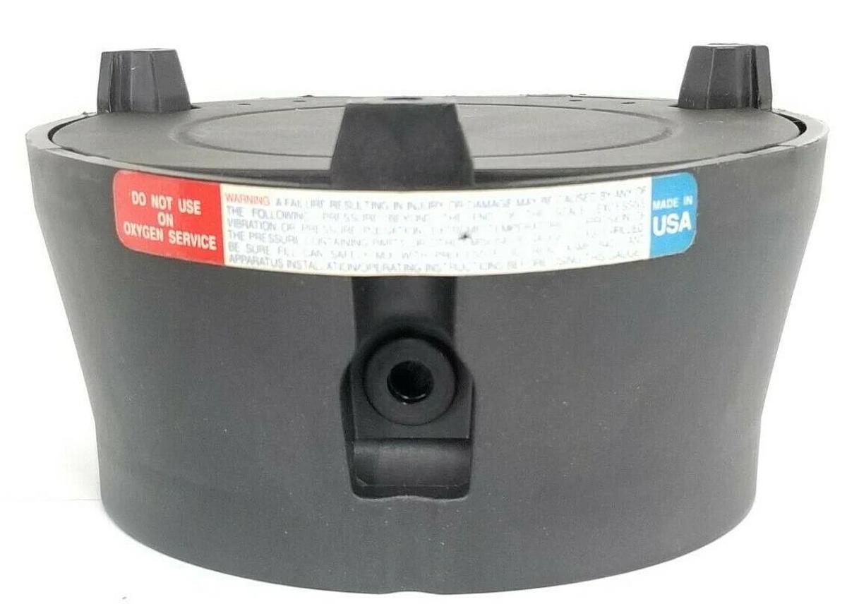 Used LOT OF 2 WIKA 4334567 PROCESS PRESSURE GAUGE 0-5000 PSI 4-1/2'' DIAL 1/2'' IN.
