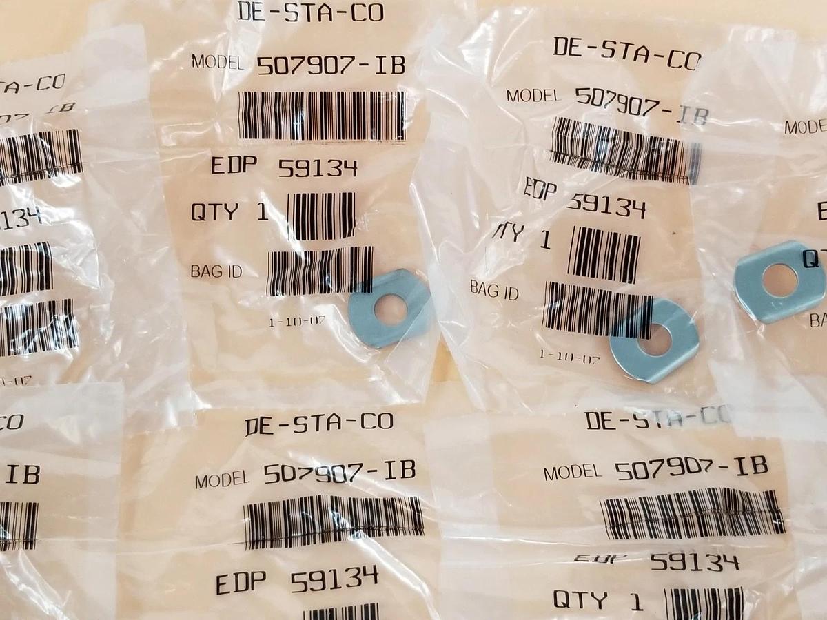 Used LOT OF 10 NEW DE-STA-CO 507907-IB EDP 59134 WASHERS 5/16 SS
