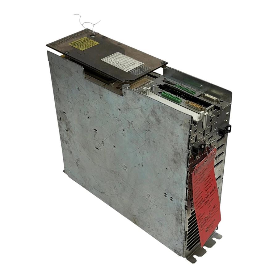 Used Indramat DDS 2.1-W150-D Digital Servo Drive Code 61 Ground Fault Parts Core