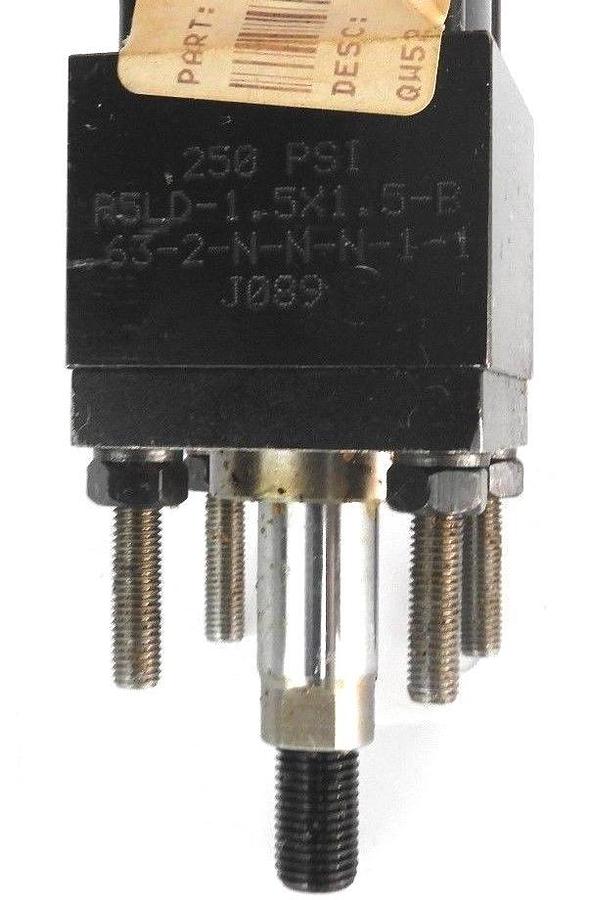 Used NEW HYDRO LINE R5LD-1.5X1.5-B-.63-2-N-N-N-1-1 CYLINDER 250 PSI