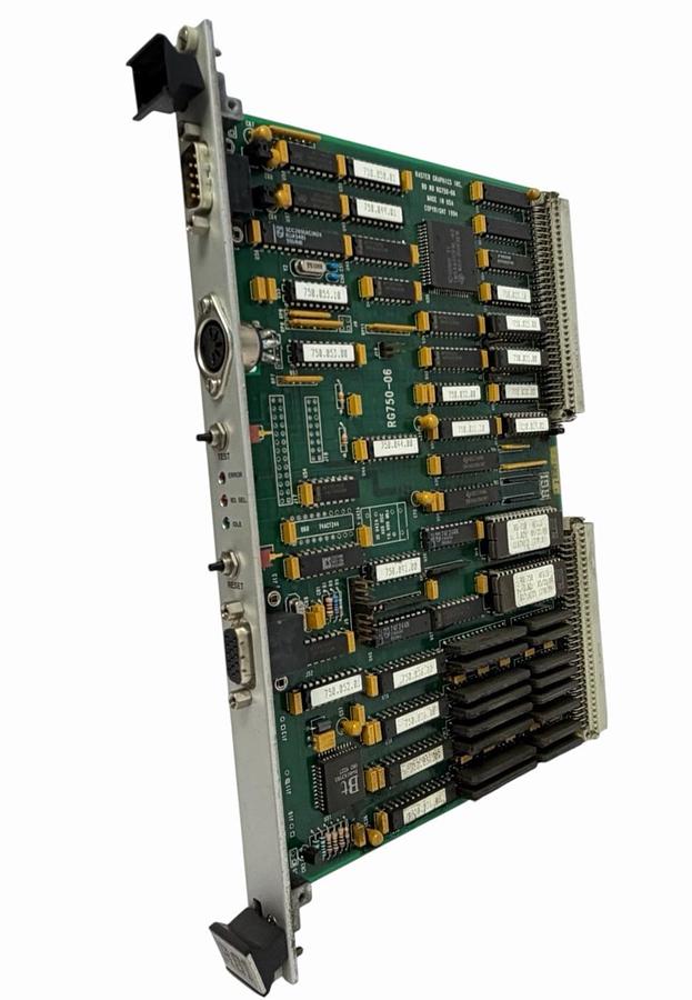Used RASTER GRAPHICS INC. RG-750-06 GRAPHICS BOARD RG75006