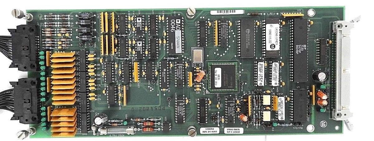 Used ALLEN BRADLEY 140092 REV. 24 4202 BOARD SPARE PARTS KIT # 140093, 133495-04
