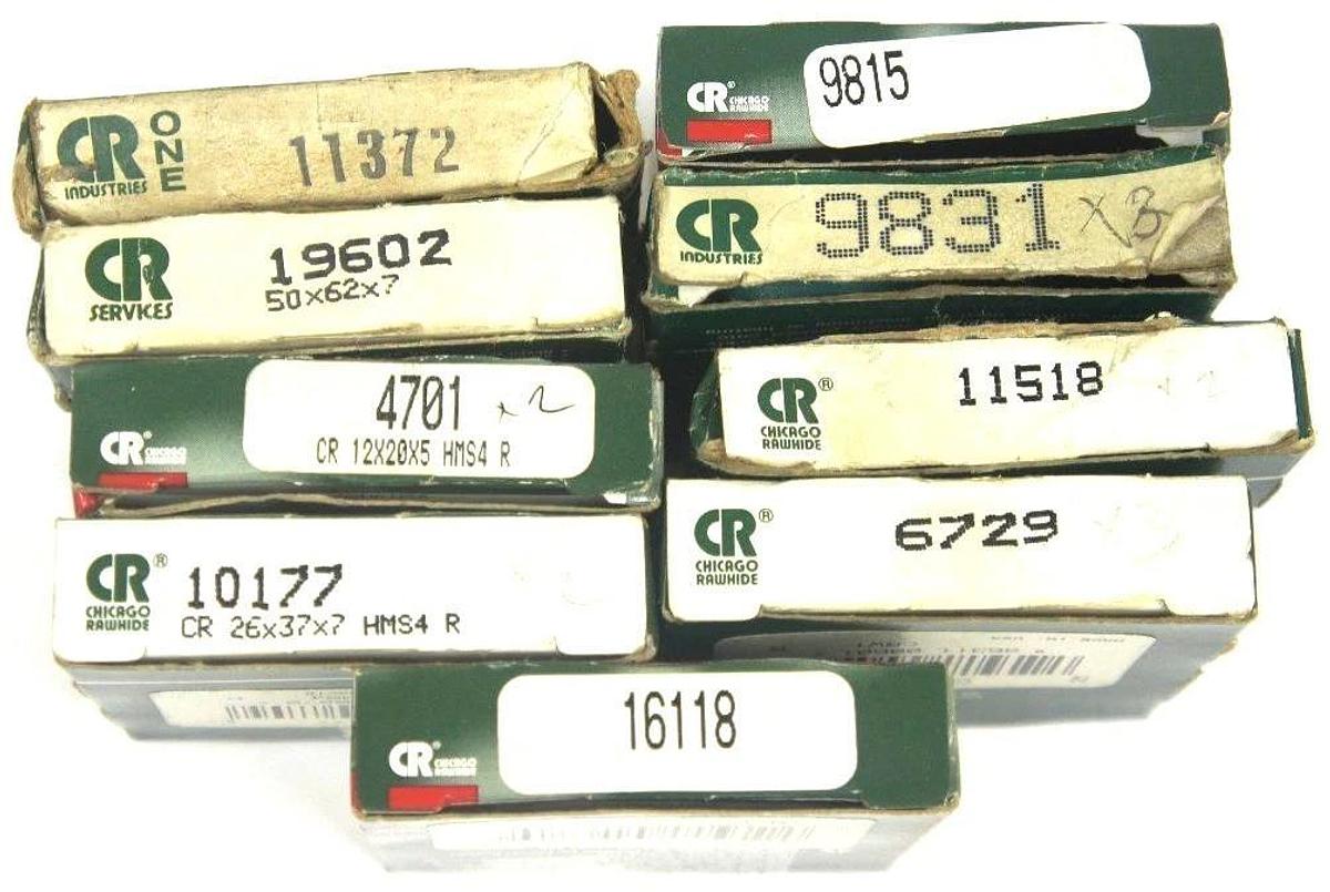 Used LOT OF 16 NIB CHICAGO RAWHIDE OIL SEALS 9831, 16118, 11518, 10177, 16118