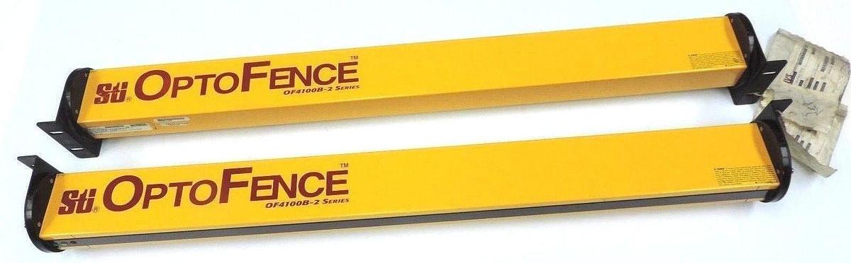 Used SET OF STI OF4136B-2 LIGHT CURTAINS OPTOFENCE OF4100B-2 SERIES OF4136B2, 36''