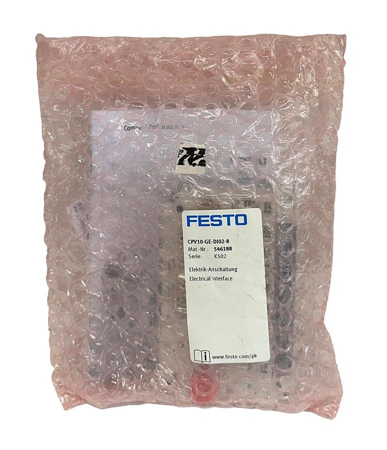 FESTO CPV10-GE-DI02-8 / 546188 ELECTRICAL INTERFACE 32 INPUT/OUTPUT 24VDC NSMP