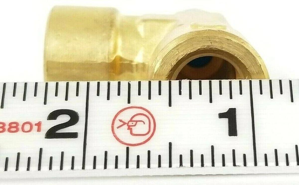 LOT OF 3 NEW SWAGELOK BRASS TEE PIPE FITTINGS 1/2'' IN. X 1/2'' X 1/2''
