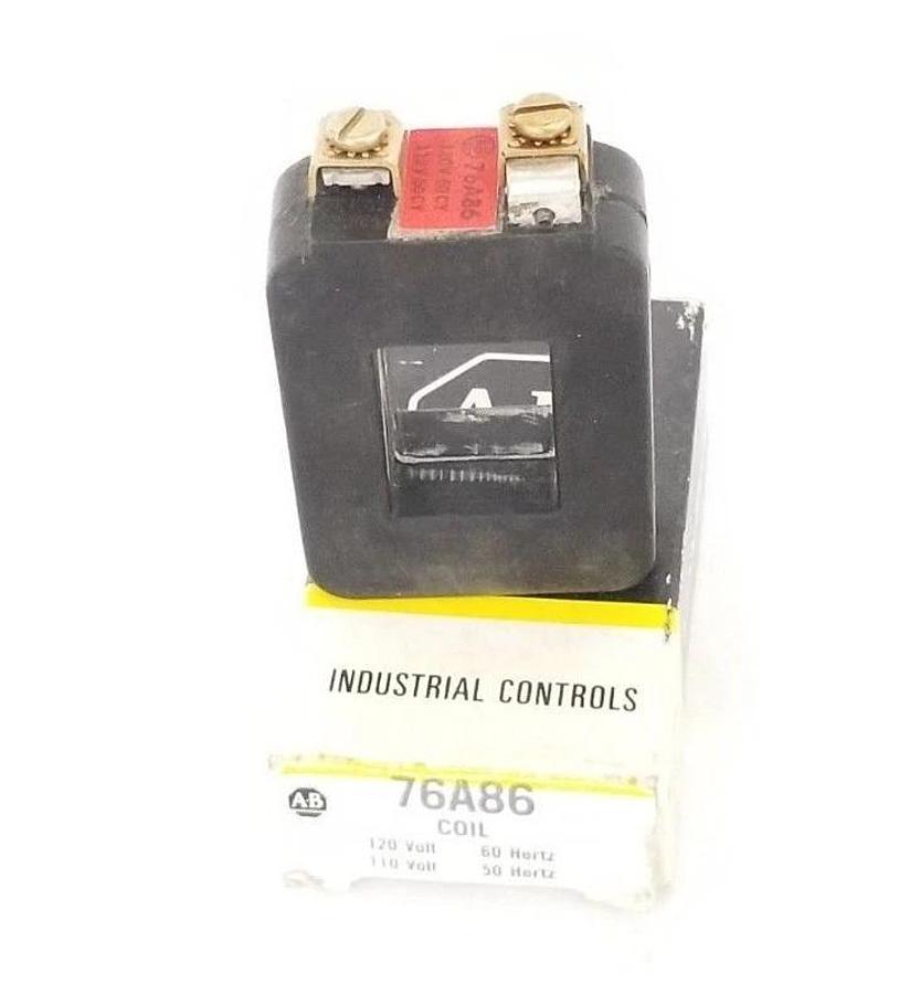 Used NIB ALLEN BRADLEY 76A86 OPERATING COIL 110V-50HZ 120V-60HZ