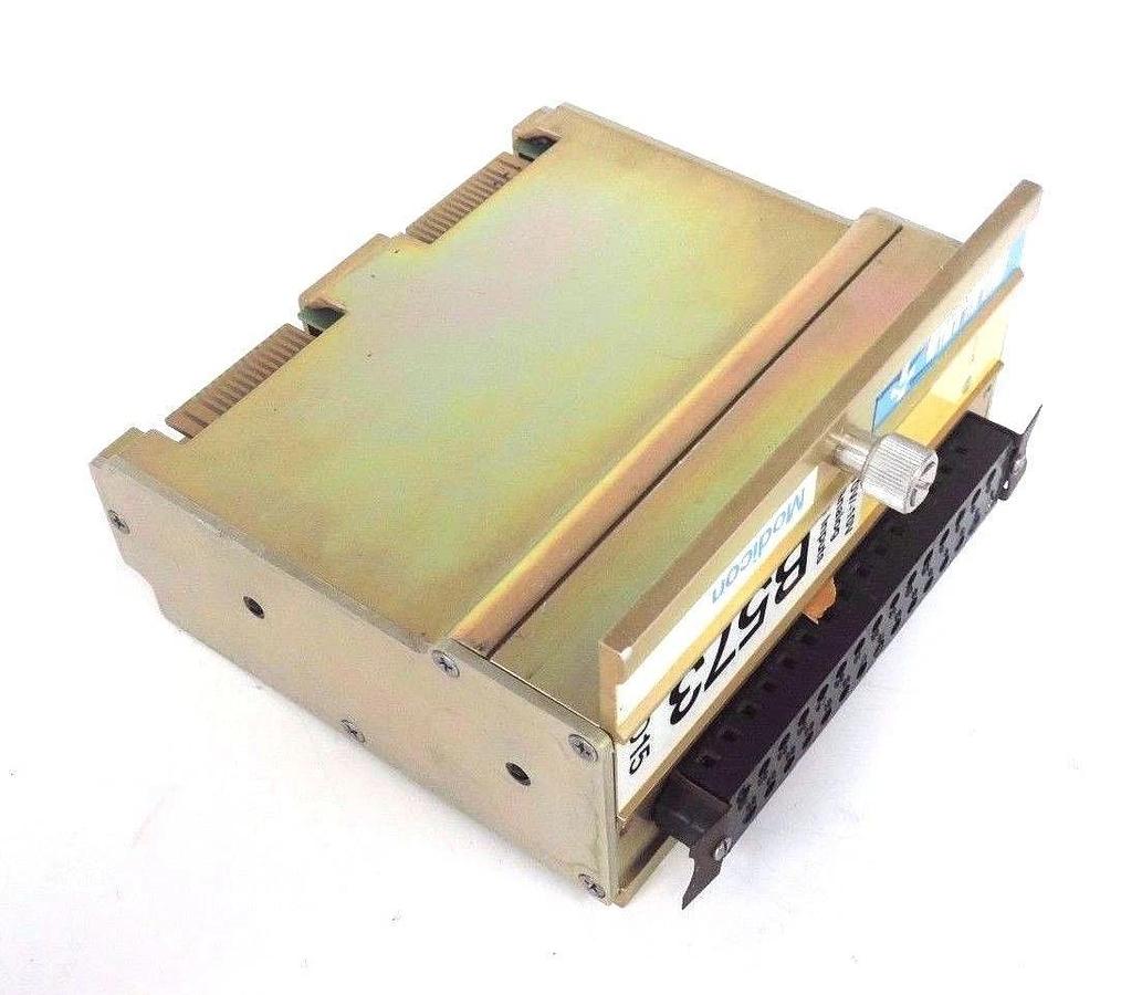 Used GOULD MODICON AS-B573-010 ANALOG MODULE 0-10V, 8 INPUTS, ASB573010