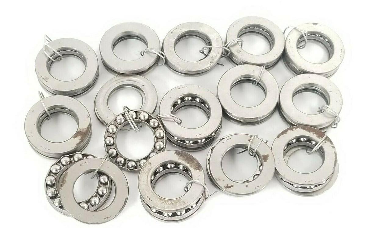 Used LOT OF 14 NEW INA / KRONES 0-401-50-005-1 THRUST BALL BEARINGS 20x35x10MM 51104