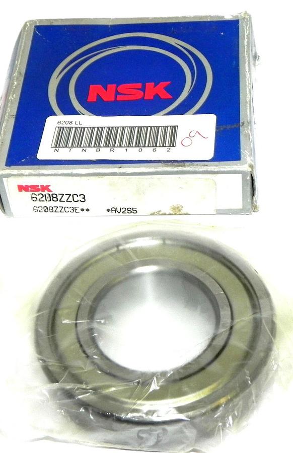 Used NIB NSK 6208ZZC3 BEARING