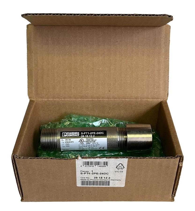 NEW PHOENIX CONTACT S-PT1-2PE-24DC / SPT12PE24DC ISOLATED PROTECTOR 2818122