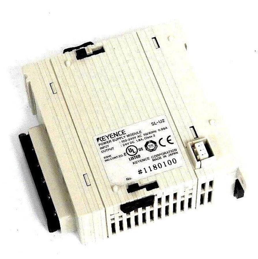 Used KEYENCE SL-U2 POWER SUPPLY MODULE SLU2