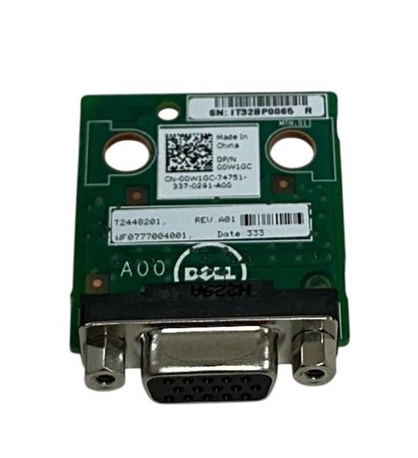 Used DELL 00W1GC / T2448201 / WF0777004001 PowerEdge VGA EXPANSION MODULE NSMP