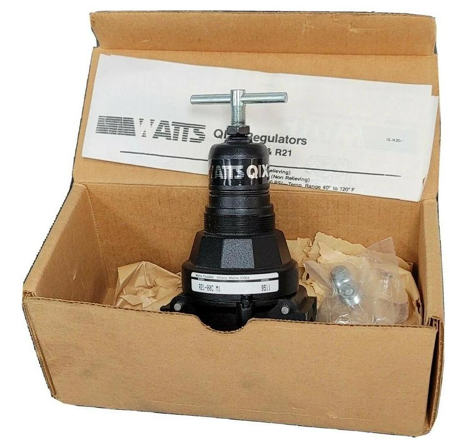 NIB WATTS QIX R21-00C-M1 REGULATOR R2100CM1