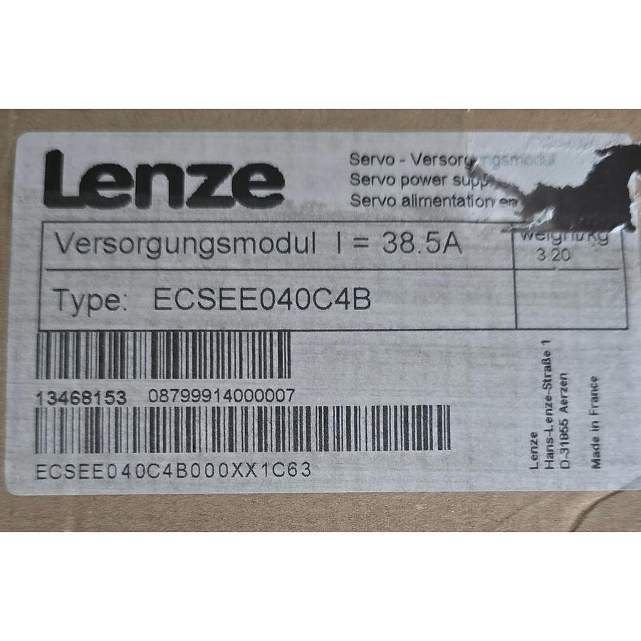 Used LENZE ECSEE040C4B / ECSEE040C4B000XX1C63 ECS POWER SUPPLY MODULE 13468153 NSMP