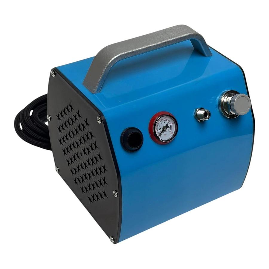 TC-77 Mini Airbrush Air Compressor 1/8 HP 43 PSI Oilless Paint Pump with Tank