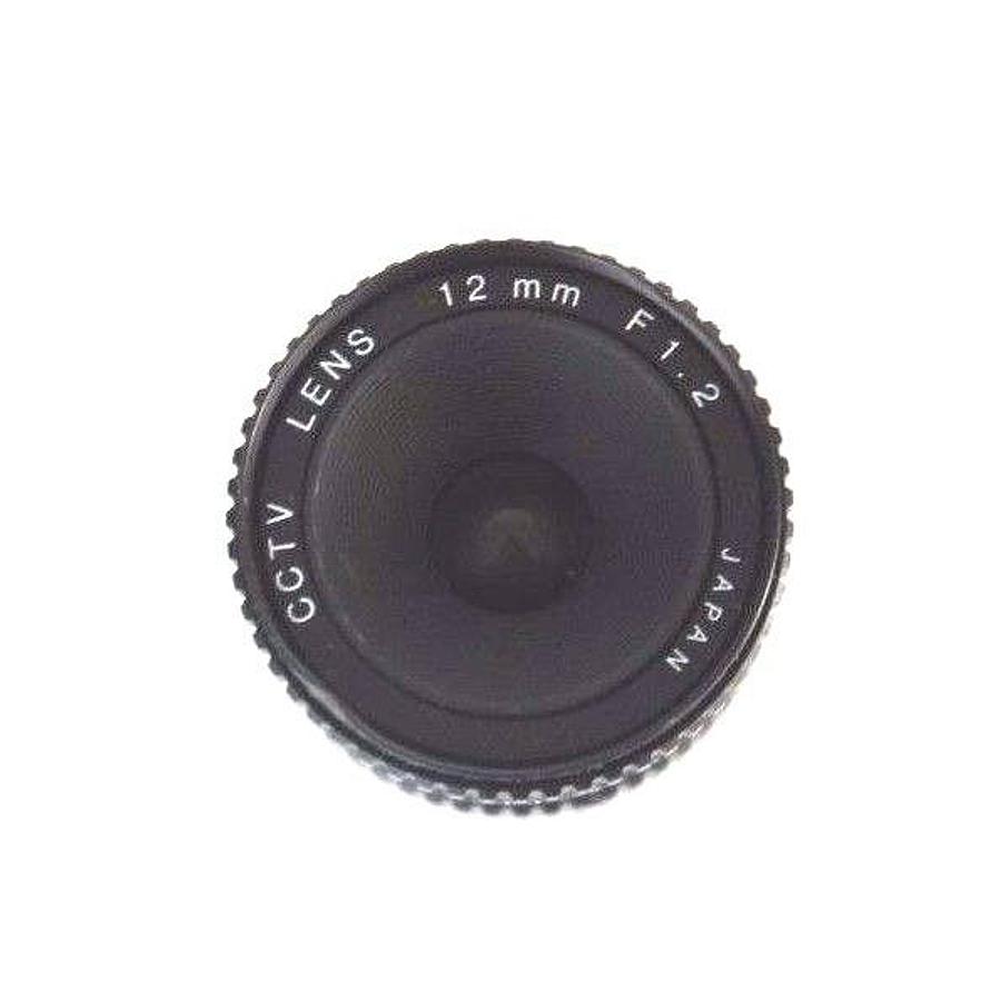 Used LOT OF 2 HIGH RESOLUTION CCTV LENSES 12MM F1.2