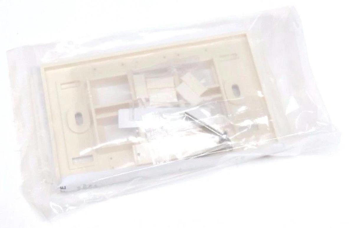Used LOT OF 10 ADC FACEPLATE SINGLE GANG FLUSHMOUNT 6-PORT 1436364 REV. B ADCP-92-142