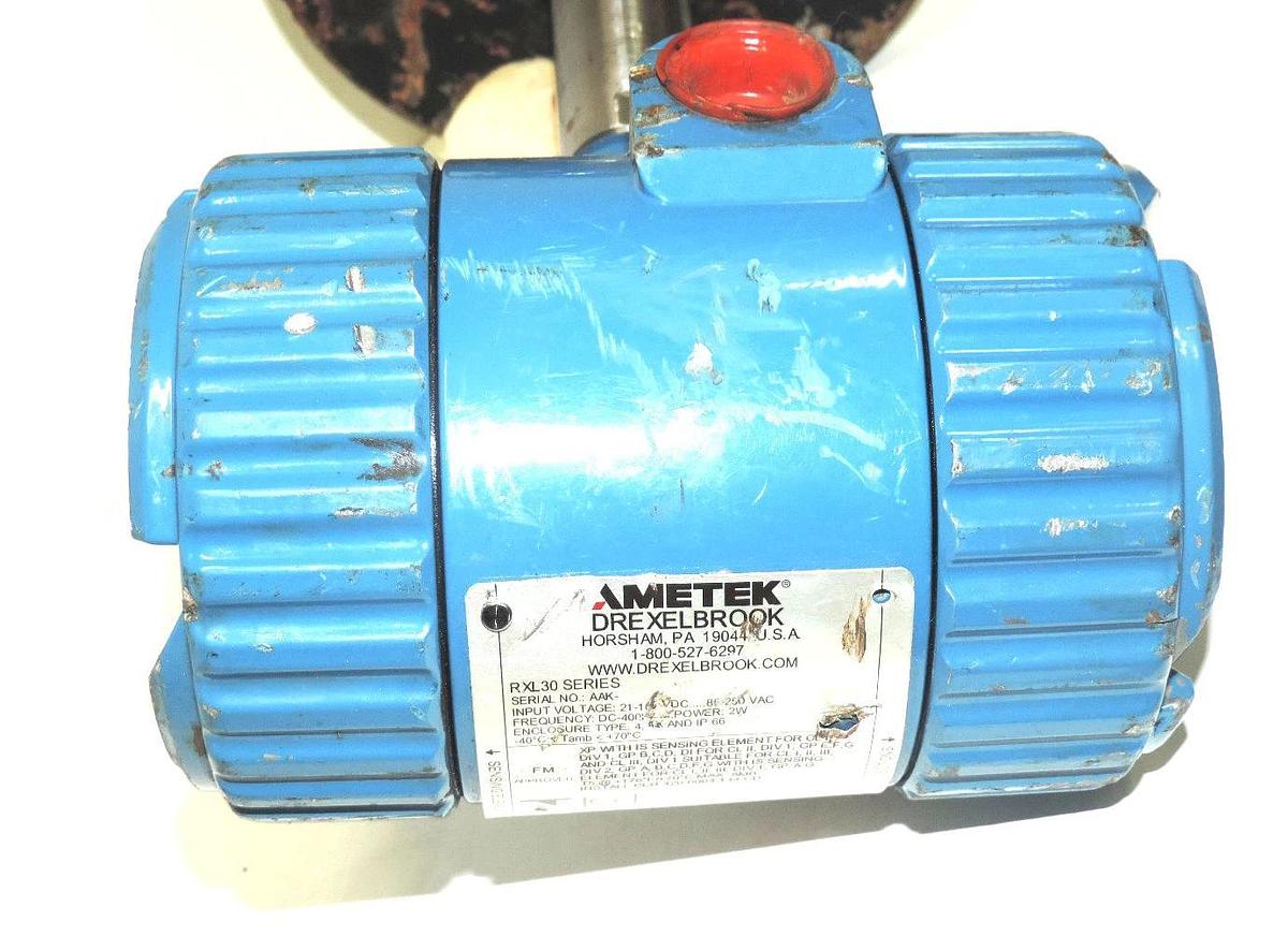 Used AMETEK DREXELBROOK 700-0002-360 SERIES SENSING ELEMENT / LEVEL TRANSMITTER