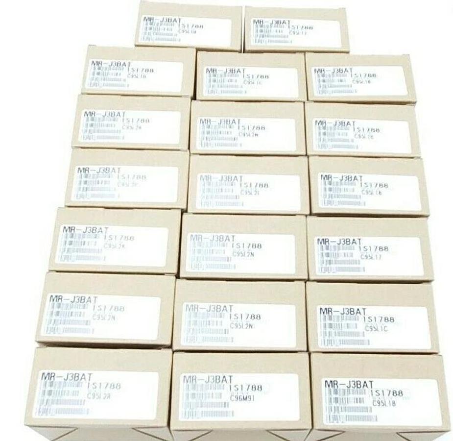Used LOT OF 20 NIB MITSUBISHI MR-J3BAT MELSERVO PLC BATTERIES 3.6V 2000mAh MRJ3BAT