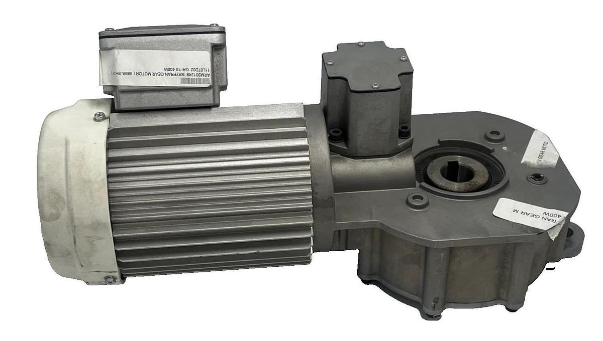 Used Tsubaki CMFA040-230H110GVN5 Croise Gear Motor w/ TA040DV5-F 3-Phase 40W 1/110