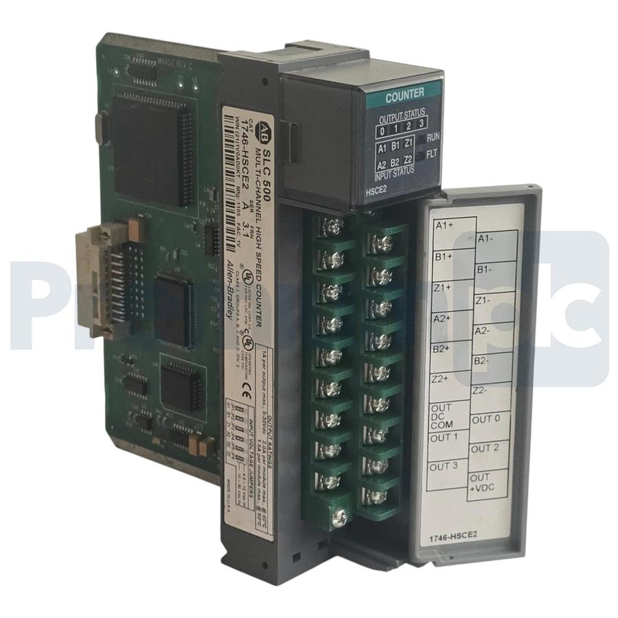 Used Allen Bradley 1746-HSCE2 /A SLC 500 Multi-Channel High Speed Counter Module USPI
