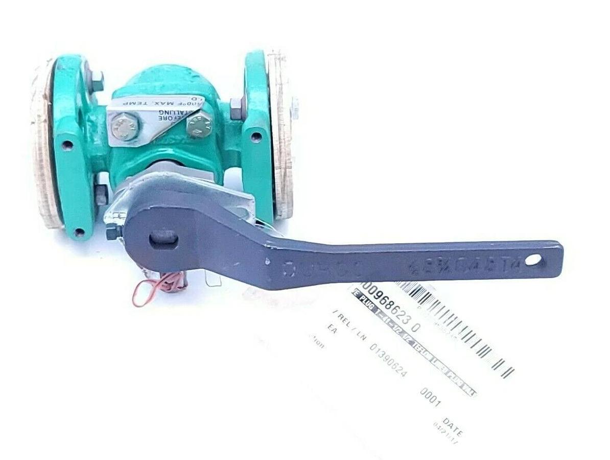Used DURGO 1/2 & 3/4 G4 & T4 PLUGE VALVE T-41-1/2 1/2 TEFLON LINED