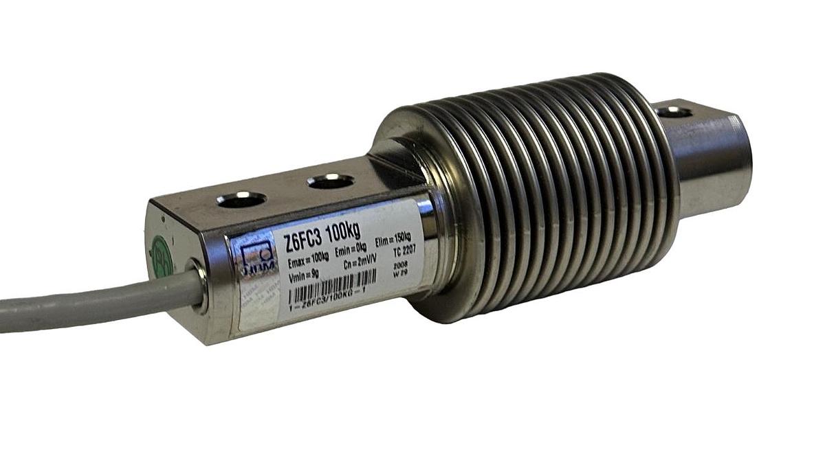 Used NEW HBM 1-Z6FC3/100KG-1 / Z6FC3 100kg LOAD CELL 100KG CAPACITY RATING 2mV NNB