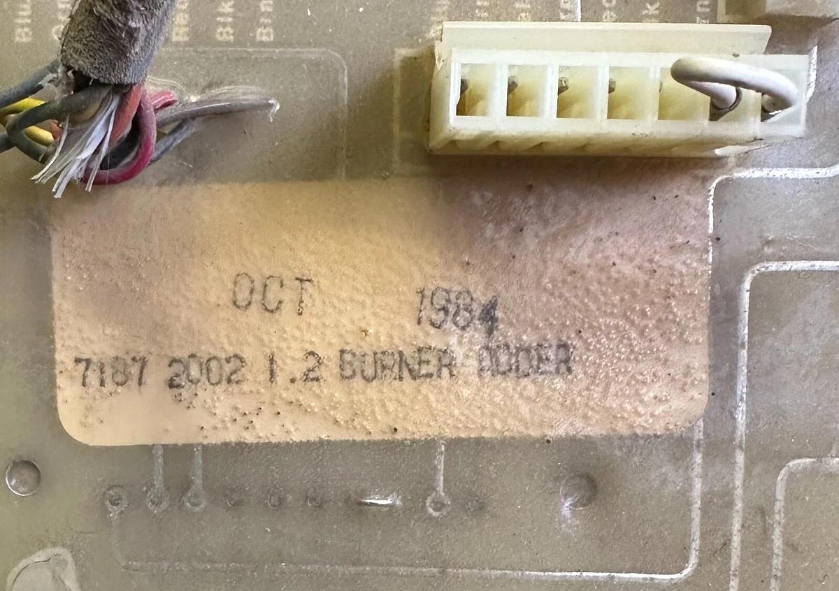 Used PYRONICS INC 7187-2002 / 71872002 1.2 BURNER ADDER BOARD