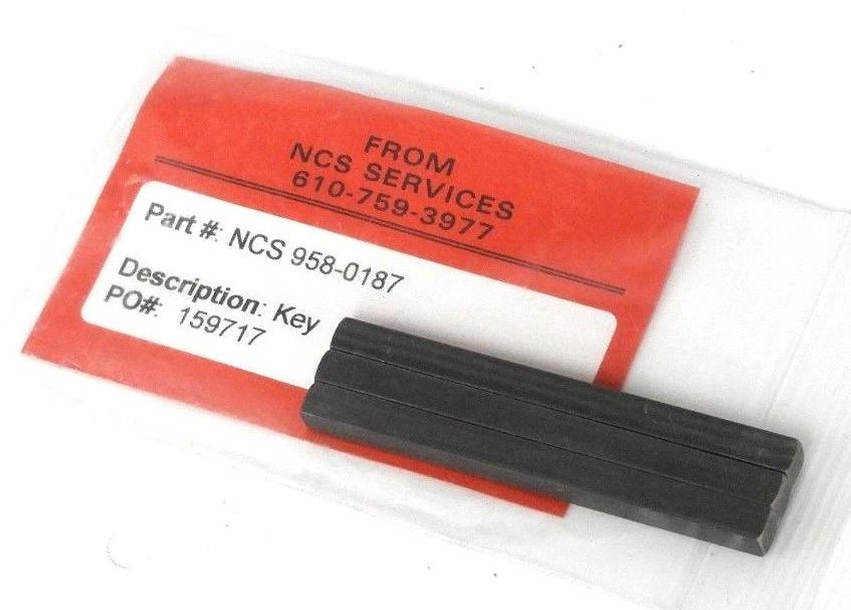 Used LOT OF 3 NEW NCS SERVICES NCS 958-0187 KEYS 9580187
