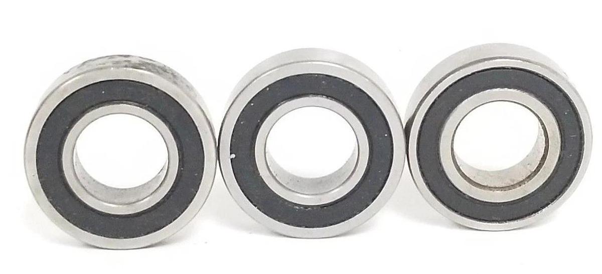 Used LOT OF 3 GBC GENERAL BEARING CO. 6003RS BEARINGS