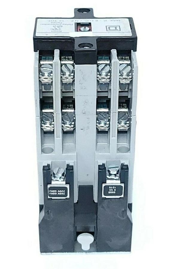 NEW SQUARE D 8501-X080 CONTROL RELAY TYPE X, SER A, 8501XO80, 9998-X53 COIL
