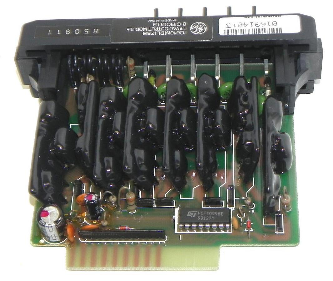 Used REPAIRED GE FANUC IC610MDL175B OUTPUT MODULE 115VAC, 8 CIRCUITS