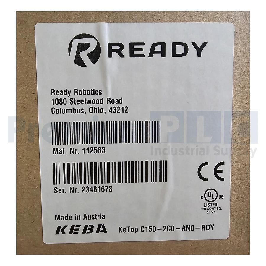 Used READY Robotics KEBA KeTop C150-2C0-AN0-RDY ForgeOS Terminal / Pendant 112563 NEW