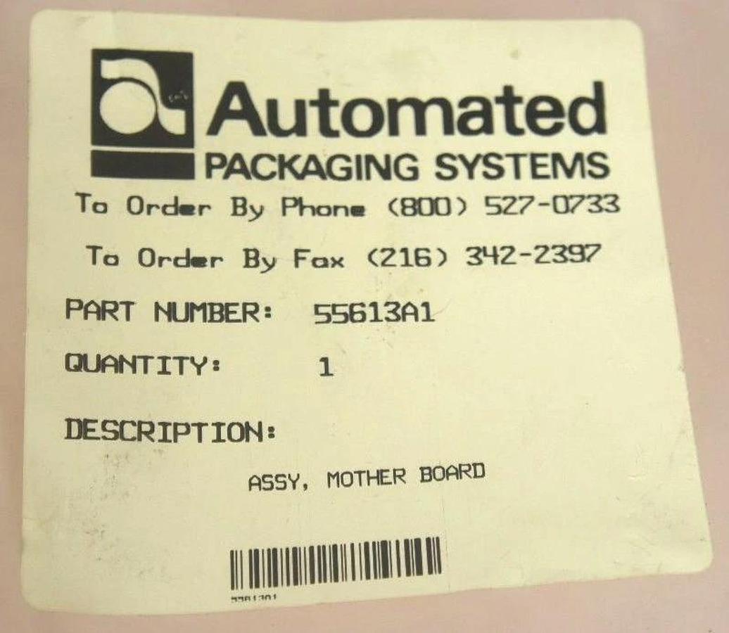 NEW AUTOMATED PACKAGING 55613A1 MOTHERBOARD 55614C1