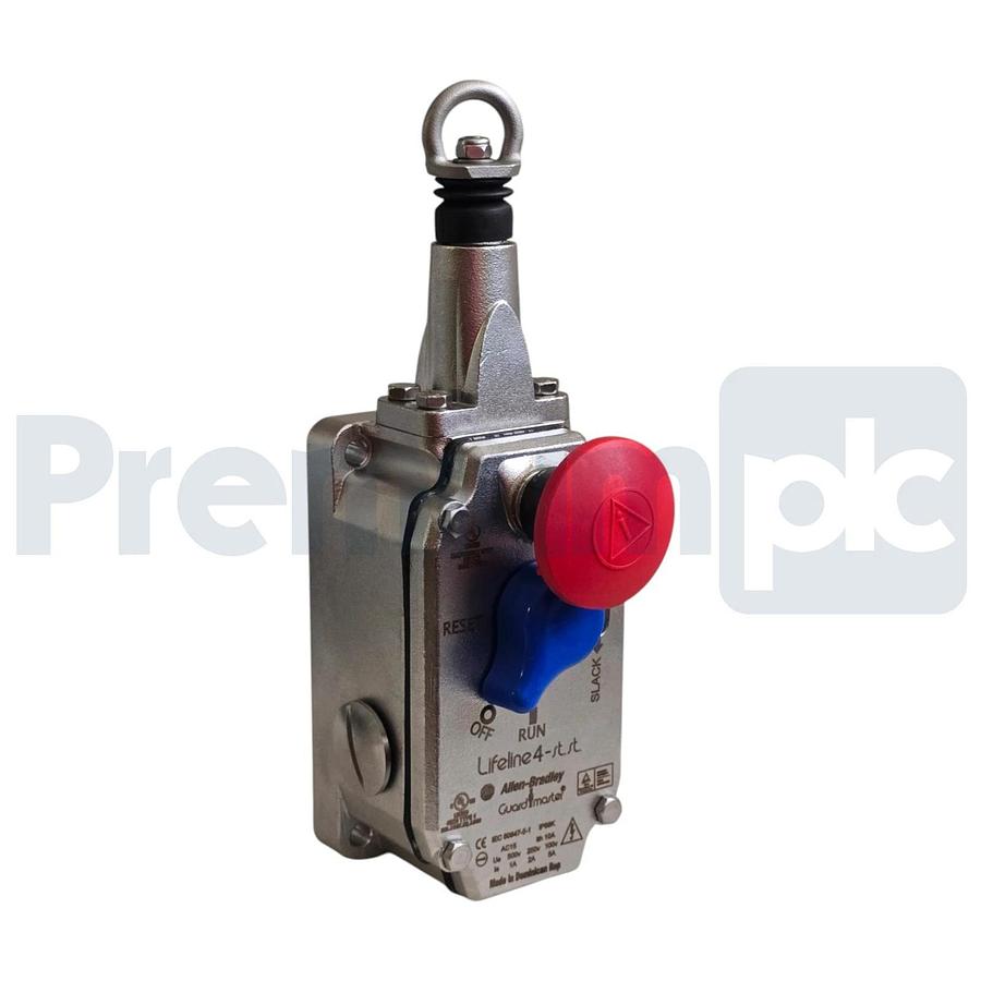 Surplus Allen Bradley 440E-L22BNSM /A Guardmaster Lifeline 4 Cable Pull Switch